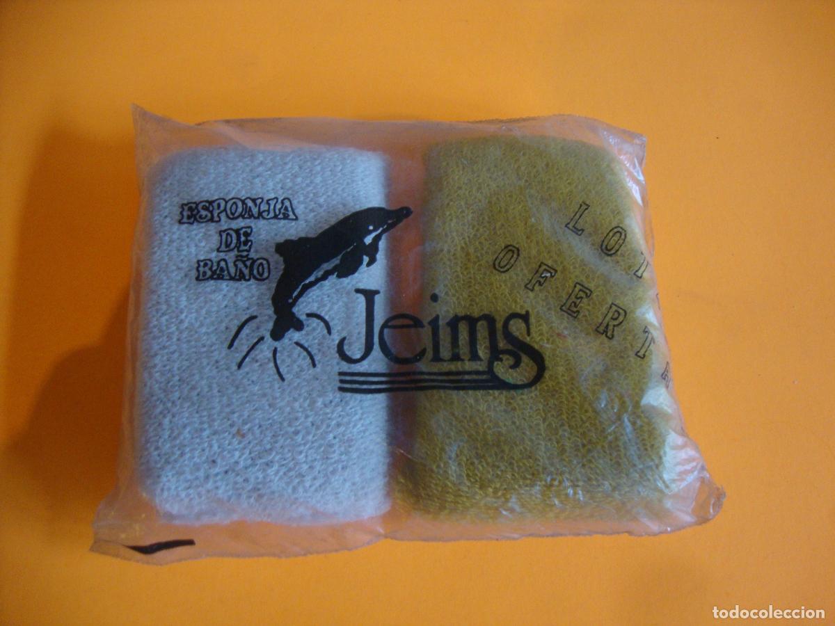Coleccionismo: JUEGO DE 2 ESPONJAS NUEVAS SIN USO JEIMS LOTE OFERTA