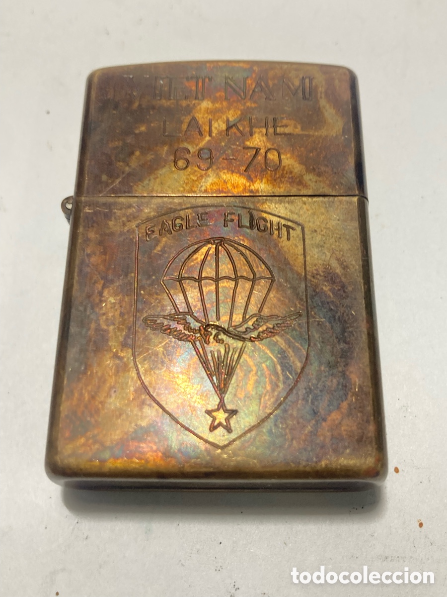 Coleccionismo: Mechero Zippo VIETNAM LAIKHE 69-70 ESGLE FLIGHT /Z52