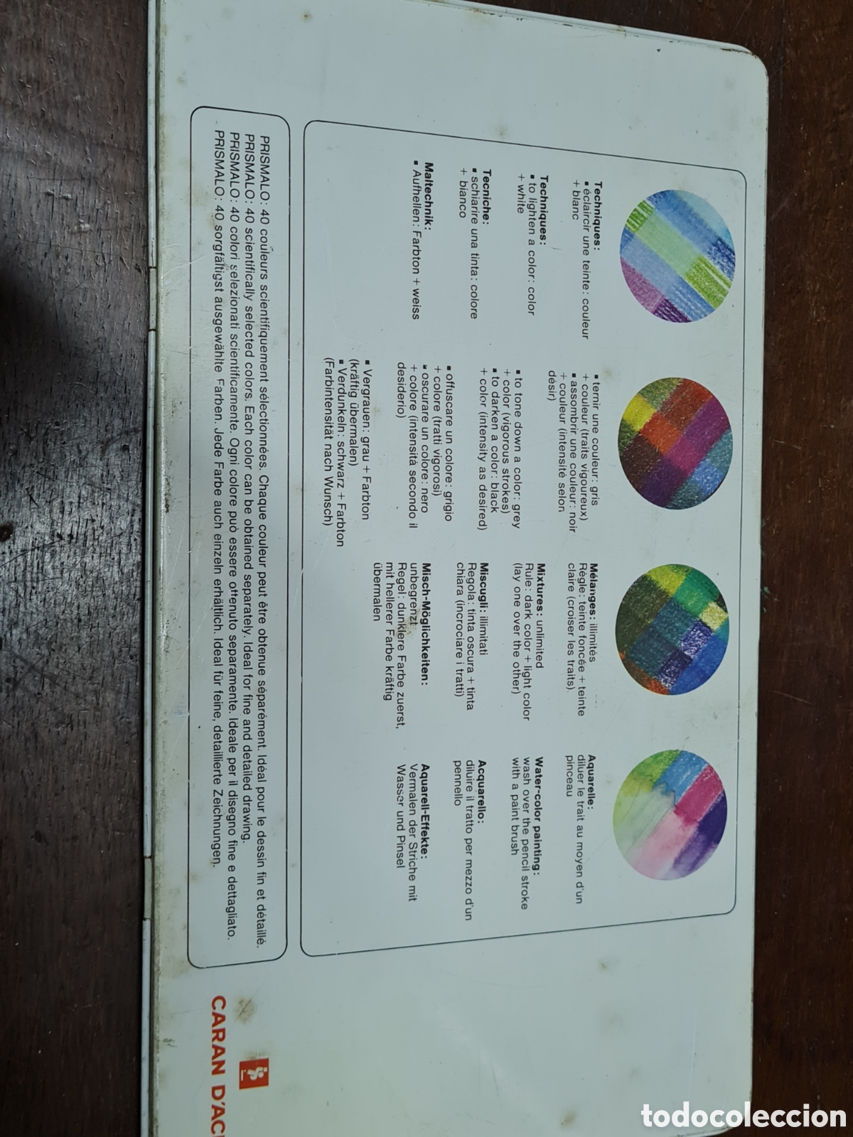 Coleccionismo: Cuarenta lapices de colores (CARAM DACHE) - Foto 4