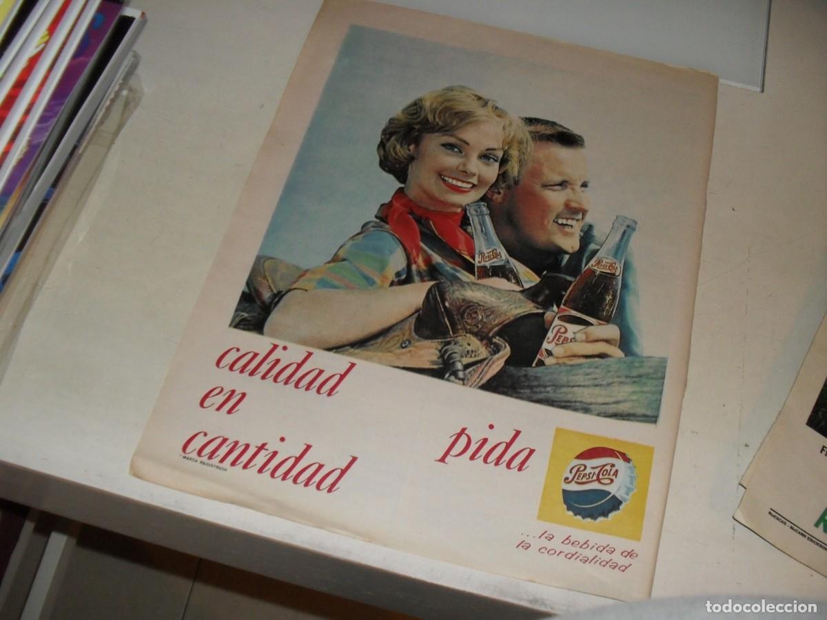 Coleccionismo: LAMINA PUBLICITARIA,CASI FORMATO PERIODICO,PIDA PEPSI COLA.A&Ntilde;OS 60