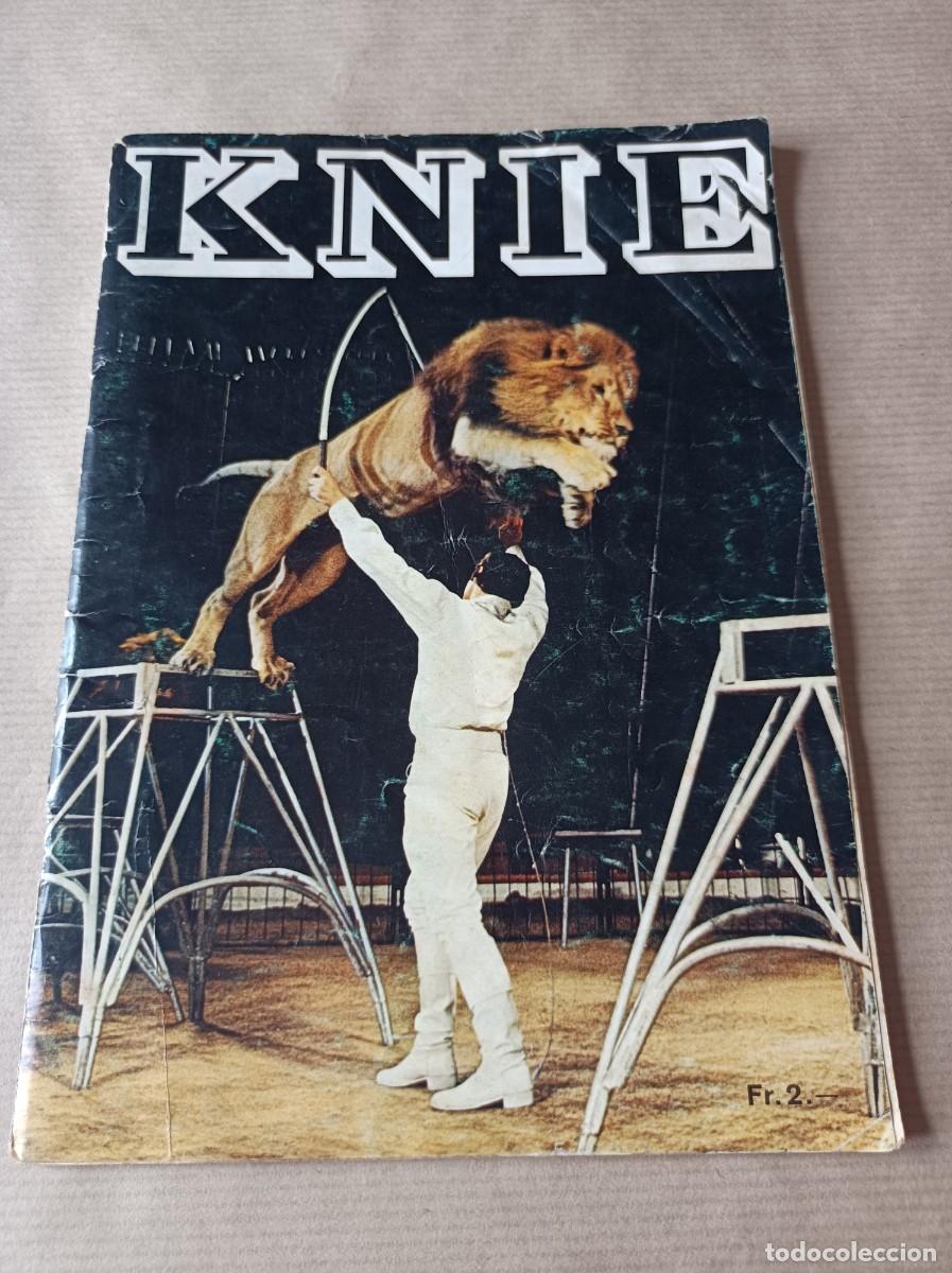 Coleccionismo: PROGRAMA REVISTA CIRCO ALEM&Aacute;N KNIE A&Ntilde;OS 70 - Foto 1