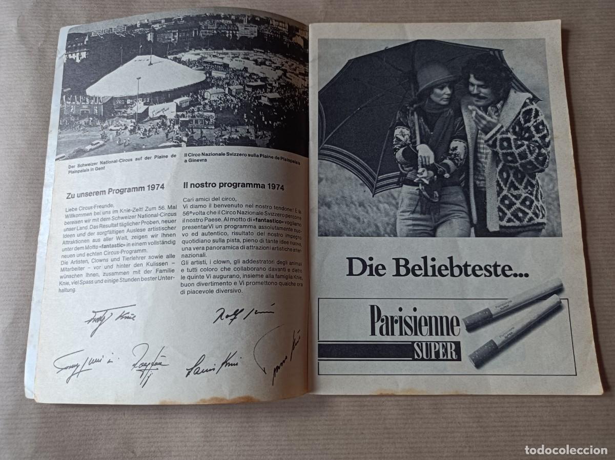 Coleccionismo: PROGRAMA REVISTA CIRCO ALEM&Aacute;N KNIE A&Ntilde;OS 70 - Foto 10