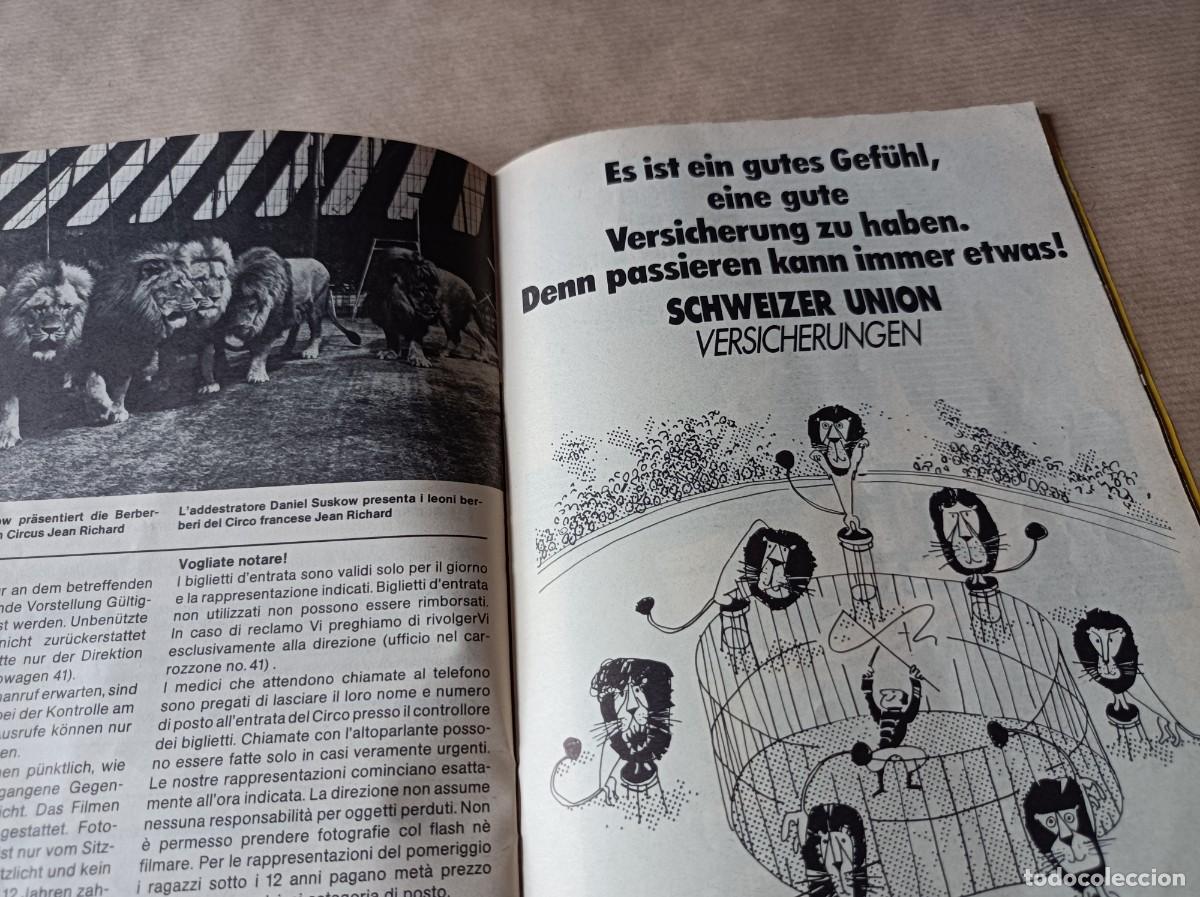 Coleccionismo: PROGRAMA REVISTA CIRCO ALEM&Aacute;N KNIE A&Ntilde;OS 70 - Foto 21