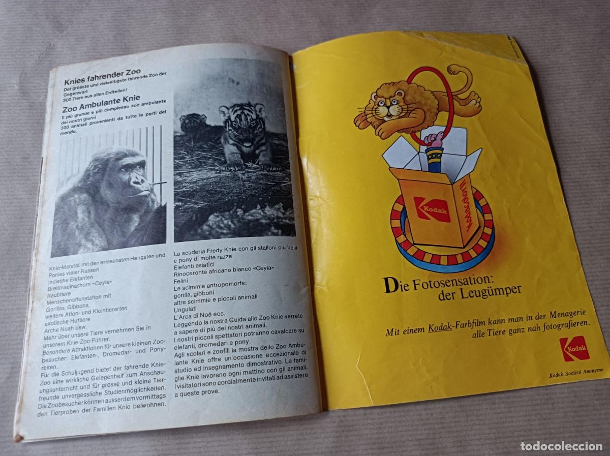 Coleccionismo: PROGRAMA REVISTA CIRCO ALEM&Aacute;N KNIE A&Ntilde;OS 70 - Foto 27