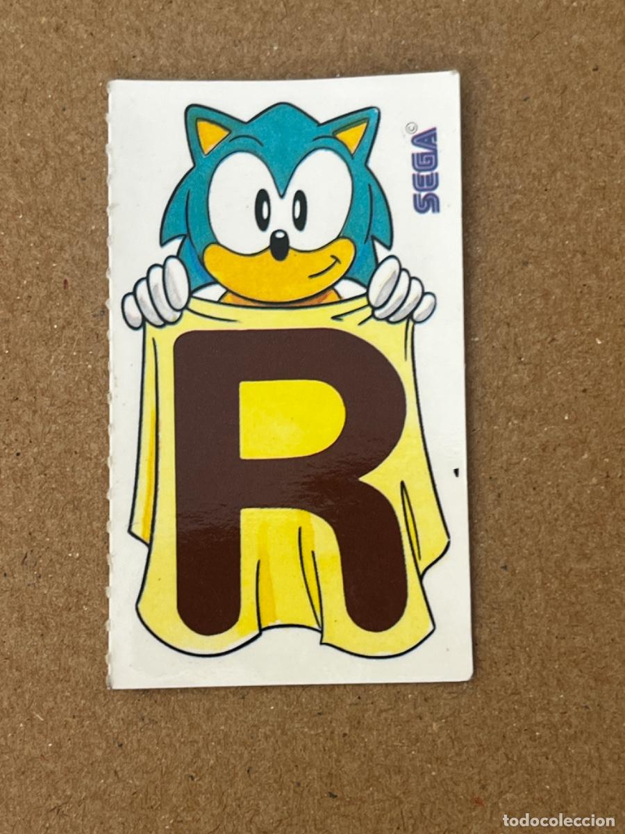 Coleccionismo: 8. CROMO BOLLYCAO SEGA SONIC LETRA R