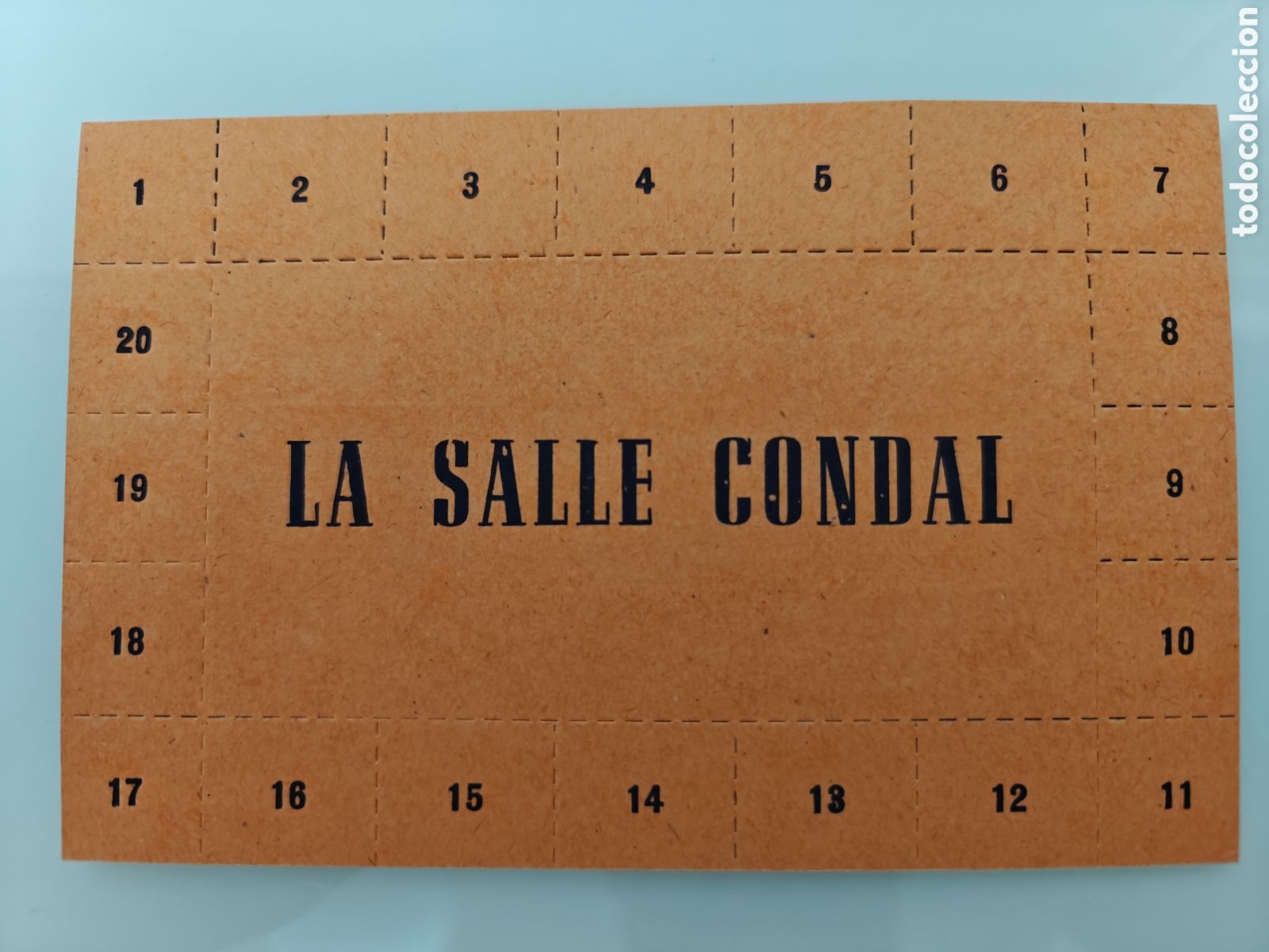 Coleccionismo: ANTIGUA TARJETA CARNET ALUMNO LA SALLE CONDAL 1970-1971 BARCELONA