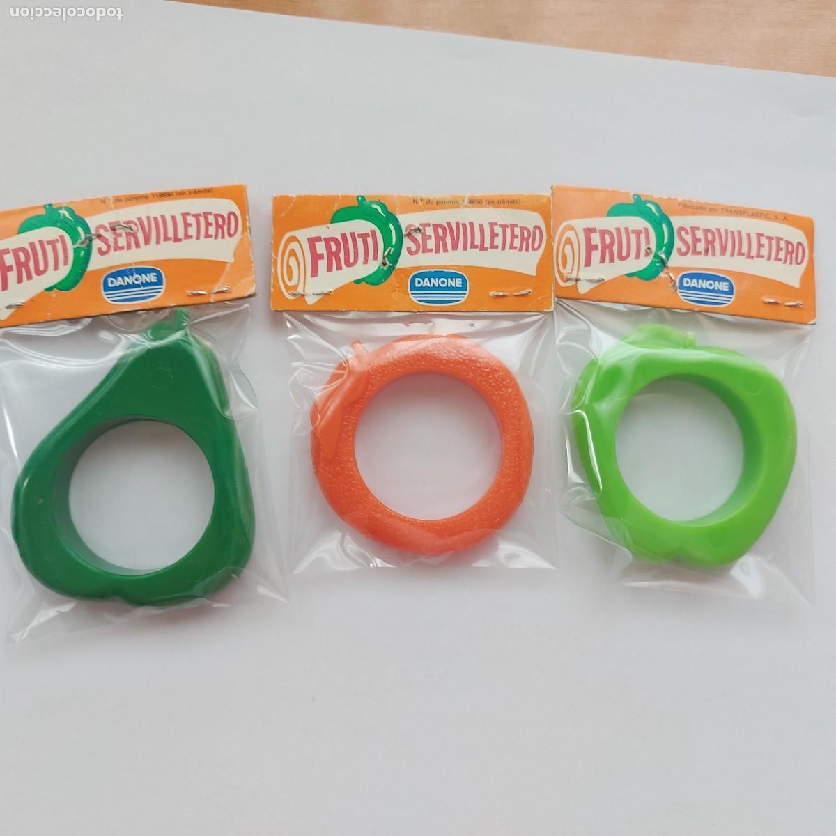Coleccionismo: DANONE - 3 SERVILLETEROS FRUTI ANTIGUOS - Foto 5