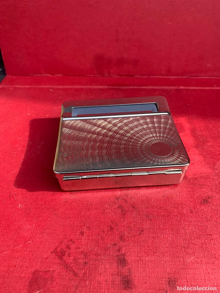 Coleccionismo: CAJA ENROLLAR TABACO NUEVA ACERO INOX - Foto 2