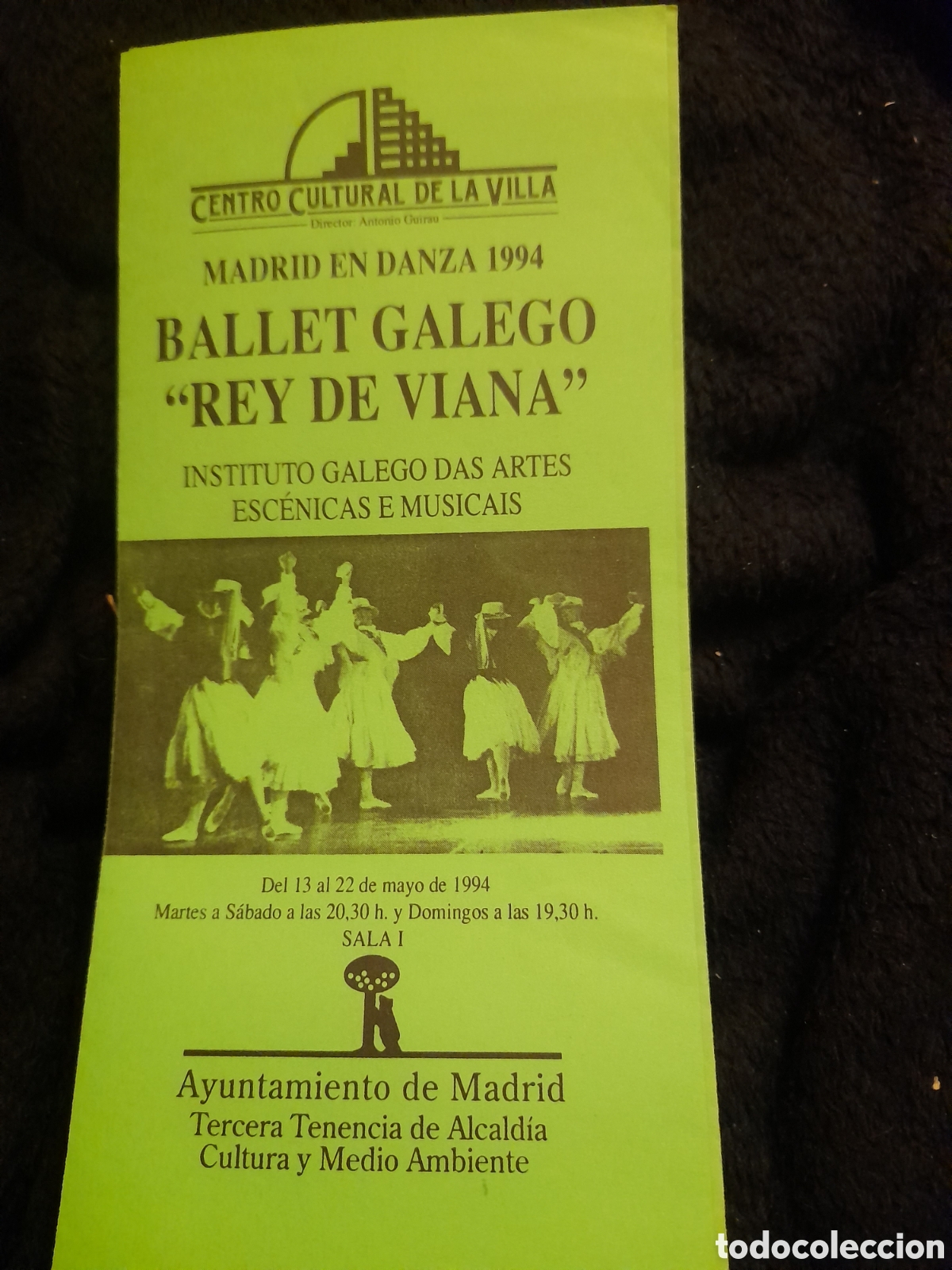 Collezionismo: Antiguo programa, Ballet Galego Rey De Viana, Madrid Danza 1994
