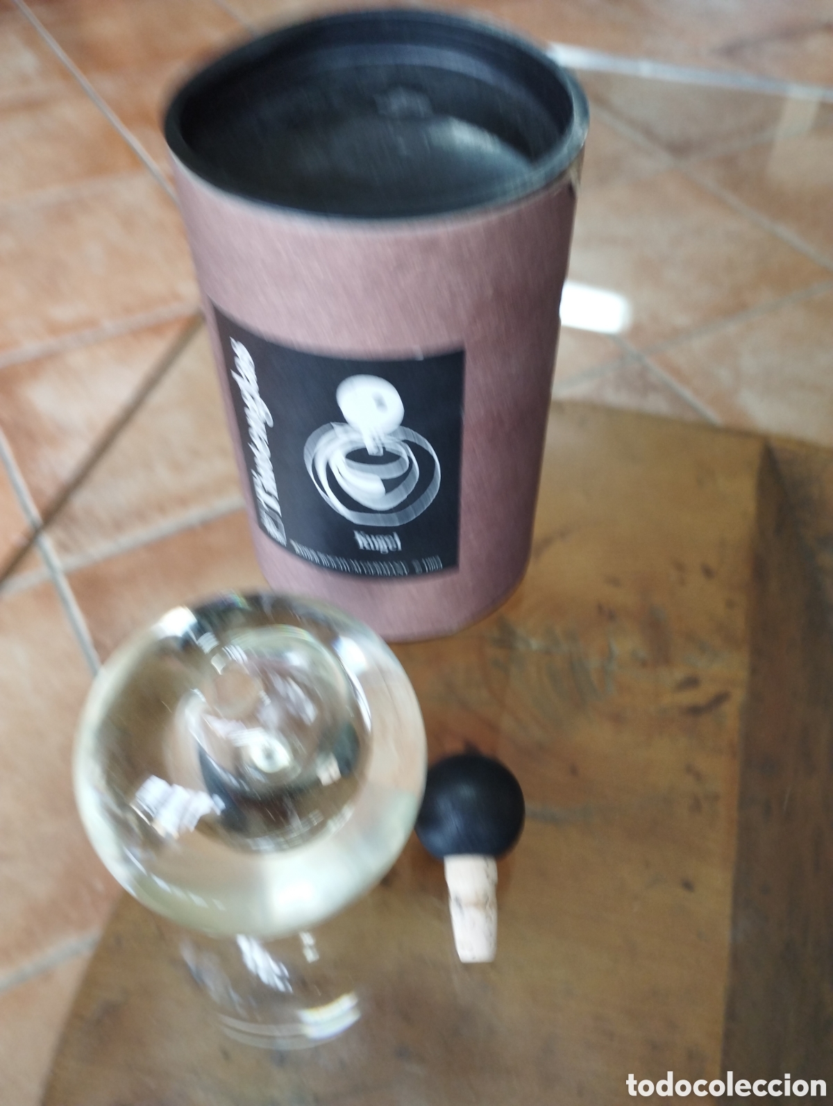 Coleccionismo: Tintero cristal de dise&ntilde;o - Foto 2
