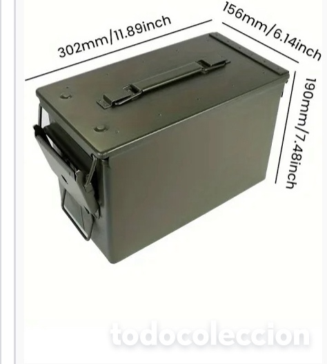 Coleccionismo: Caja metalica militar - Foto 4