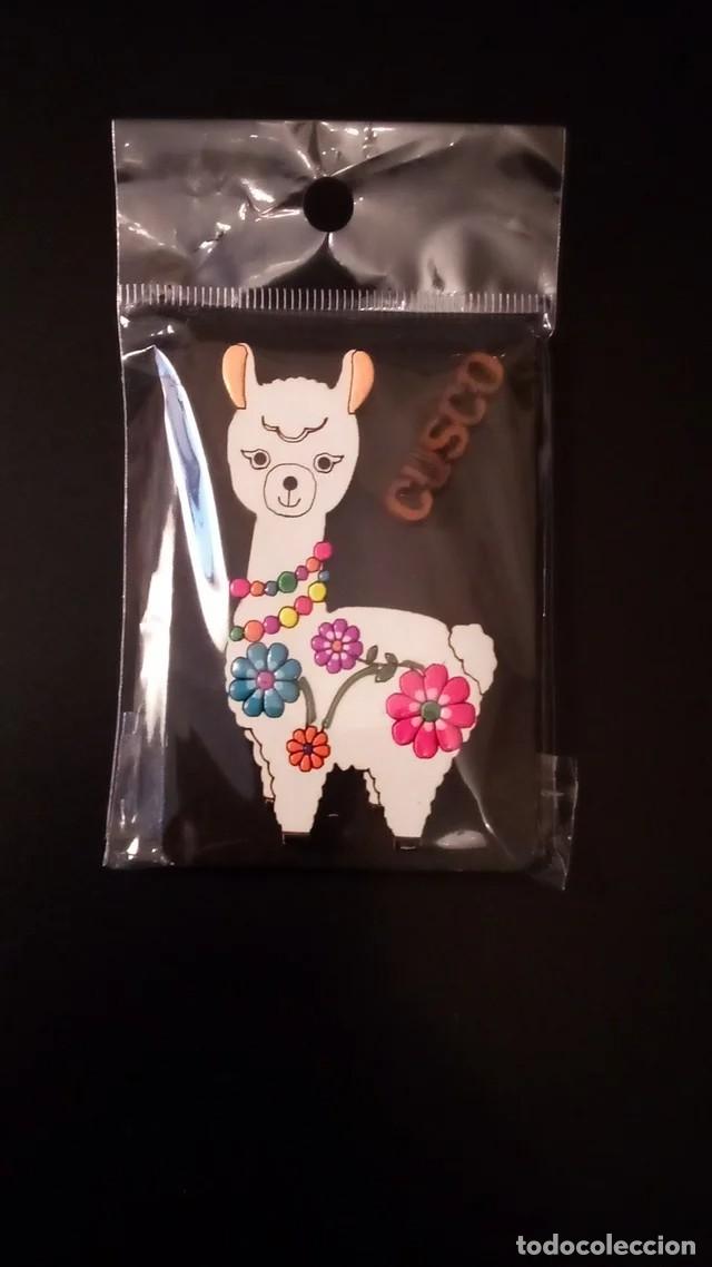 Coleccionismo: Iman Nevera Recuerdo Per&uacute; (Llama) - Foto 1