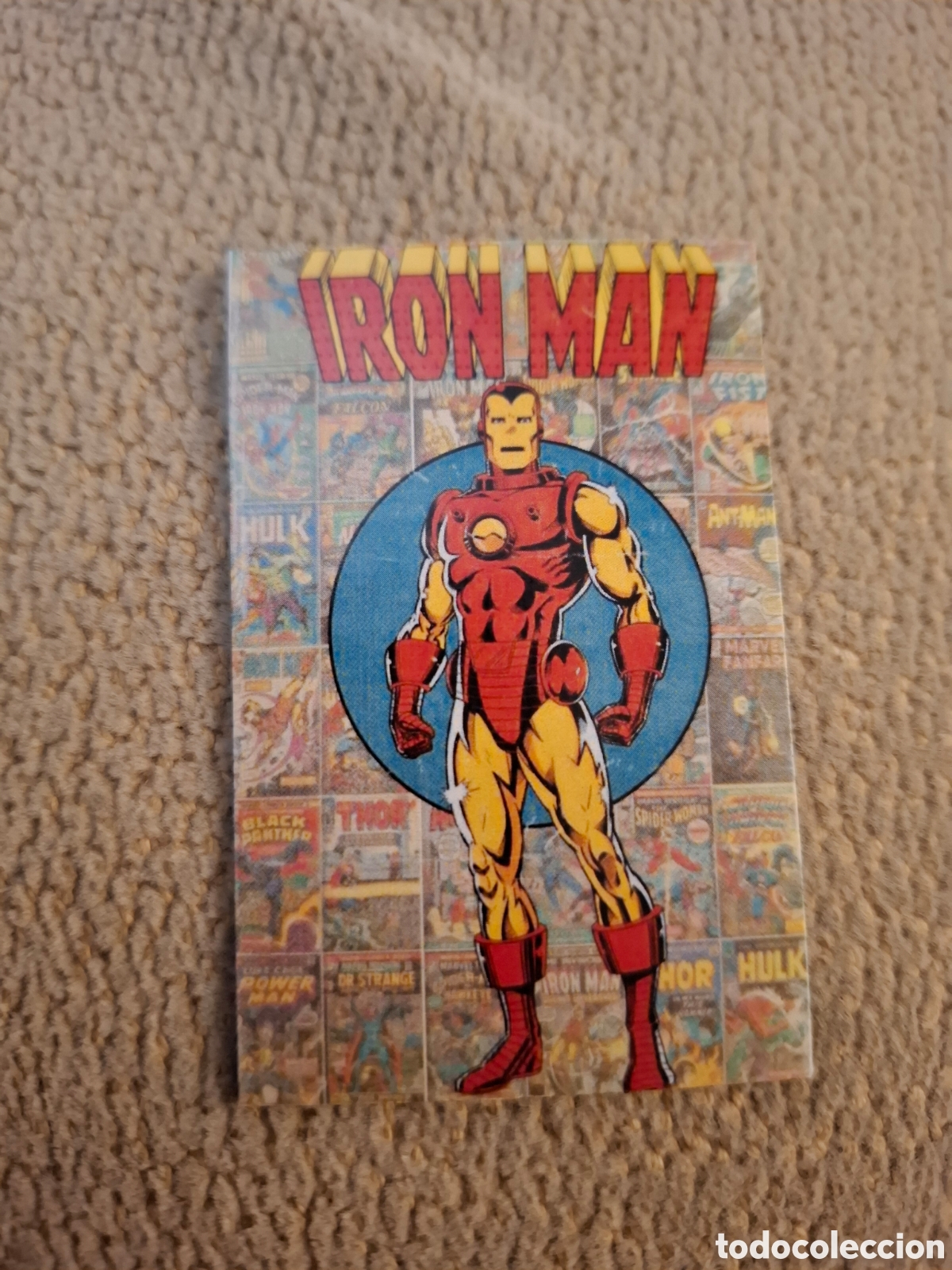 Coleccionismo: IMAN NEVERA MARVEL IRON MAN 5 x 7.5 - Foto 1