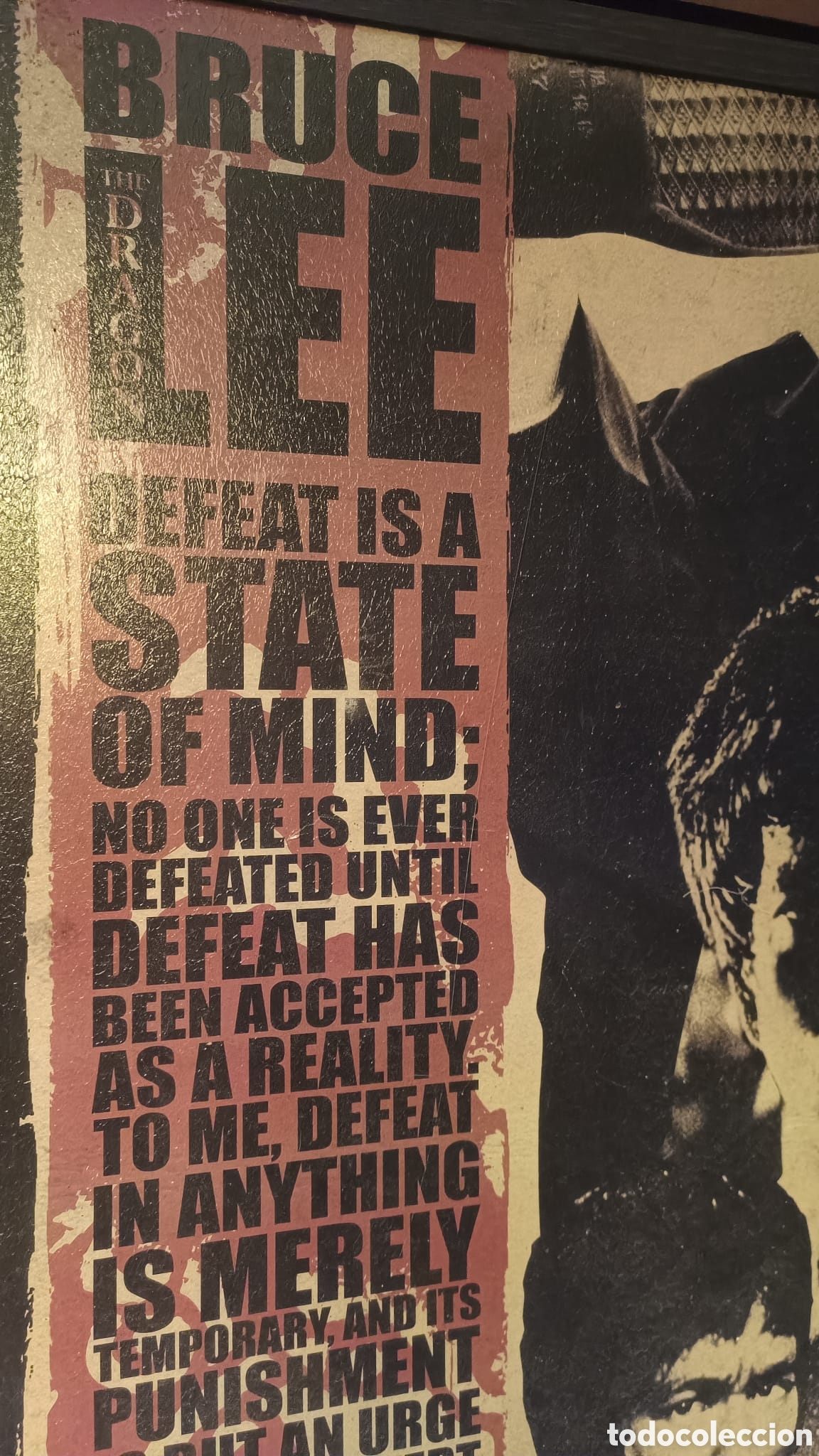 Coleccionismo: Cuadro pel&iacute;cula bruce Lee - Foto 3
