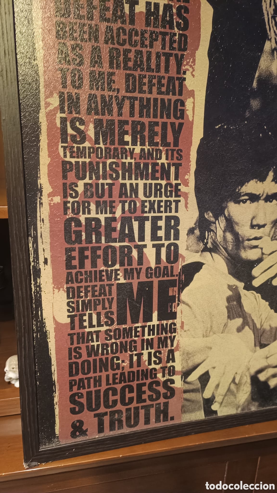Coleccionismo: Cuadro pel&iacute;cula bruce Lee - Foto 7