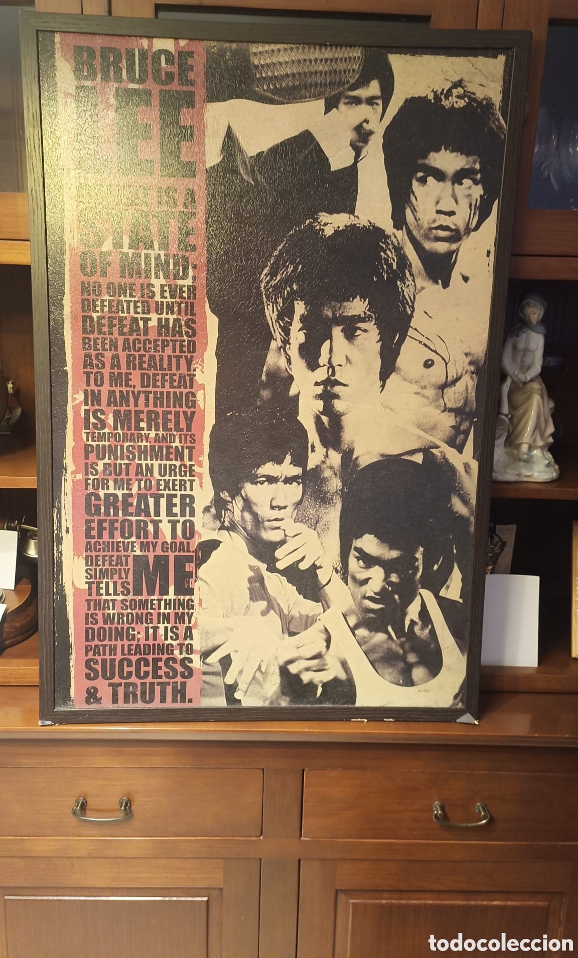 Coleccionismo: Cuadro pel&iacute;cula bruce Lee - Foto 1