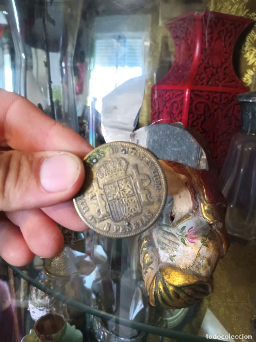 Coleccionismo: Moneda imitaci&oacute;n navaja de epoca - Foto 2