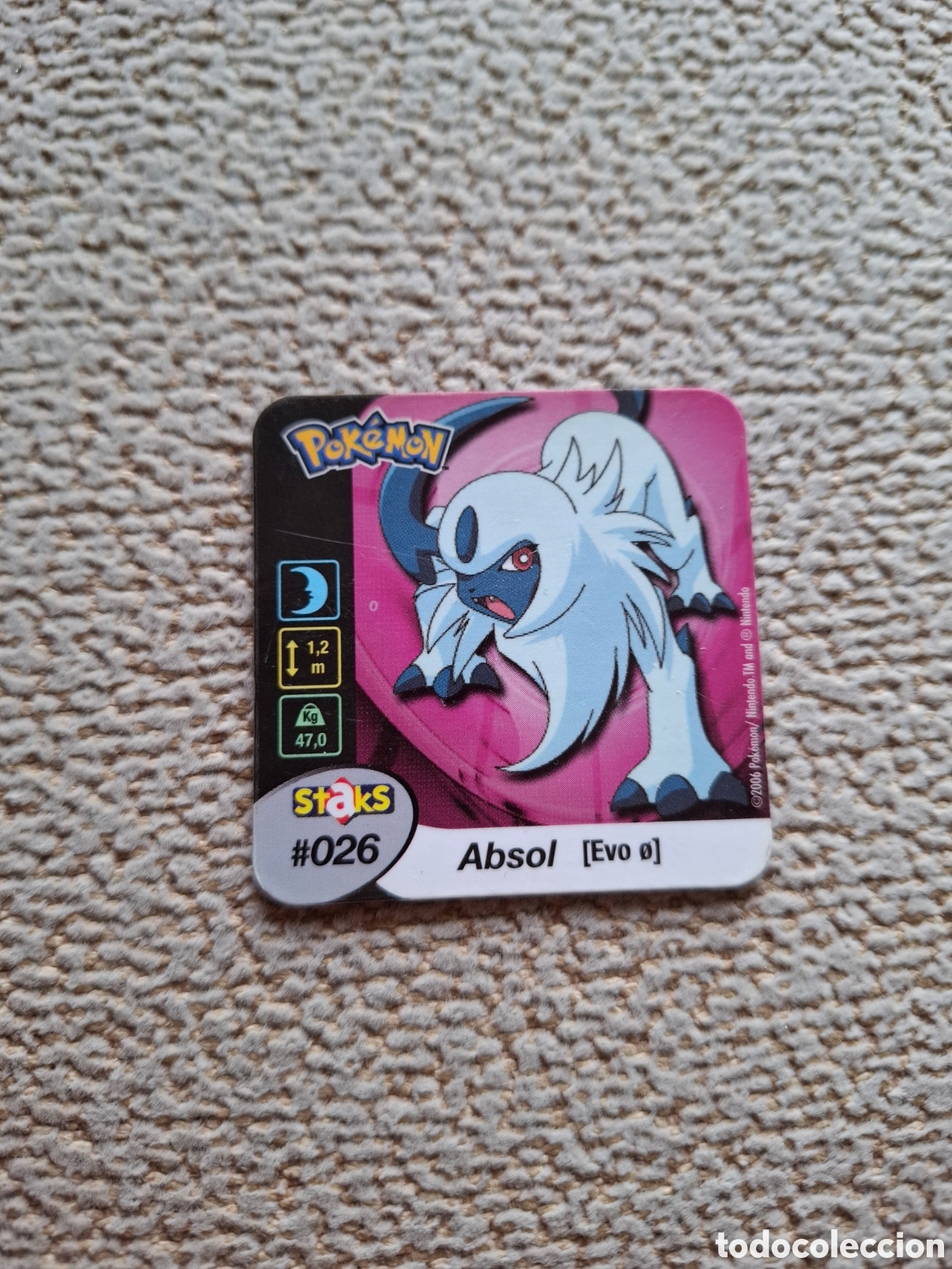 Coleccionismo: STAK IM&Aacute;N n&ordm; 26 ABSOL&nbsp;STAKS POK&Eacute;MON de Nintendo 2006