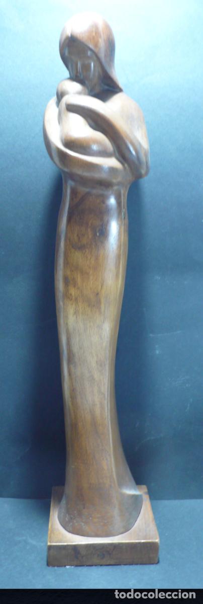 Coleccionismo: TALLA EN MADERA DE MUJER - Foto 1