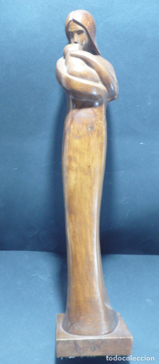 Coleccionismo: TALLA EN MADERA DE MUJER - Foto 2