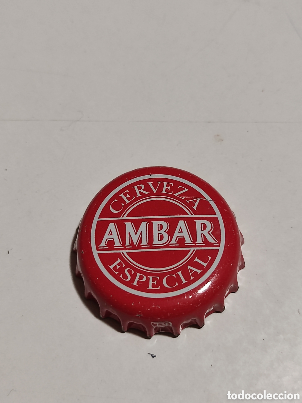 Coleccionismo: Chapa de cerveza ambar