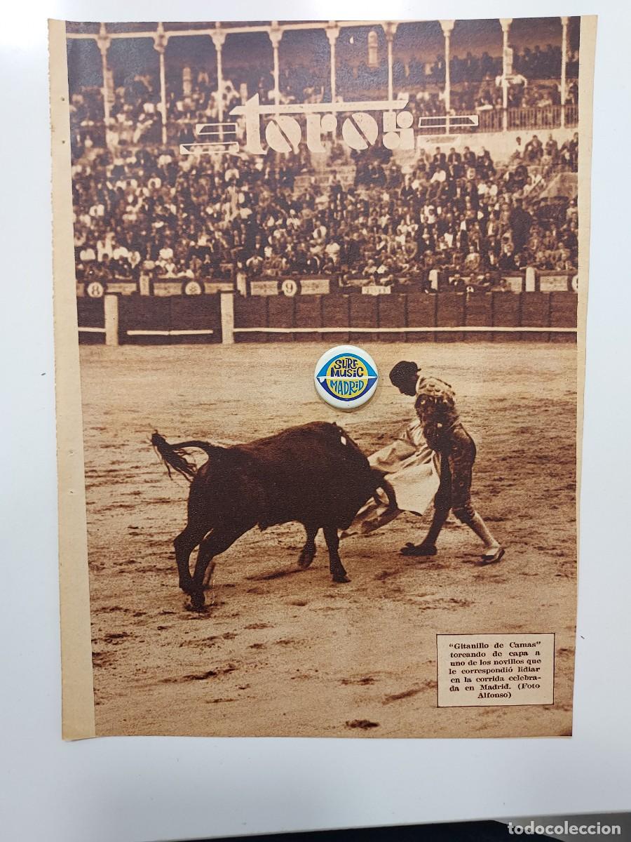 Sammelleidenschaft Papier: HBYN Recorte revista a&ntilde;o 1934. TOROS TORERO GITANILLO DE CAMAS EN MADRID. 1 hoja (SEVILLA)