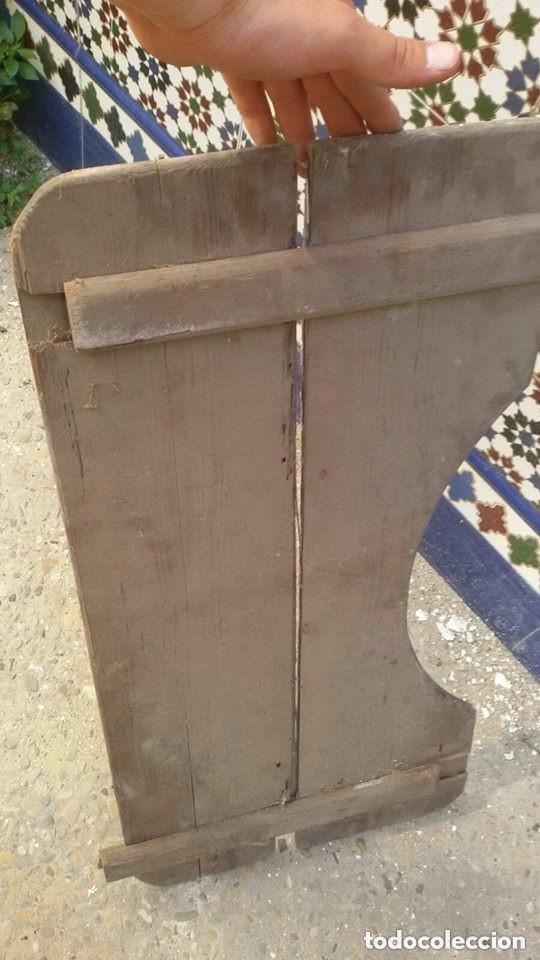 Coleccionismo: madera pintada antigua - Foto 2