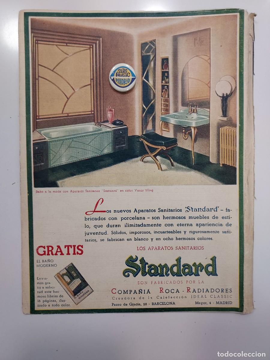 Sammelleidenschaft Papier: HBYN Recorte revista a&ntilde;o 1935. PUBLICIDAD SANITARIOS ESTANDARD COMPA&Ntilde;&Iacute;A ROCA RADIADORES. 1 HOJA