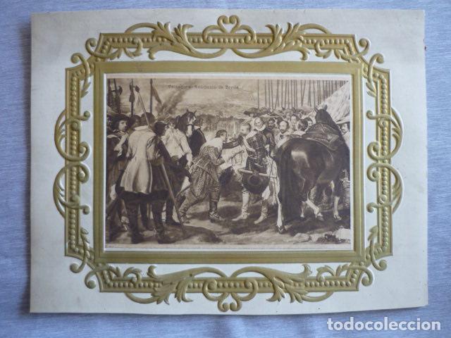 Coleccionismo: VELAZQUEZ LA RENDICI&Oacute;N DE BREDA CARTON EN RELIEVE 21 X 28 CM
