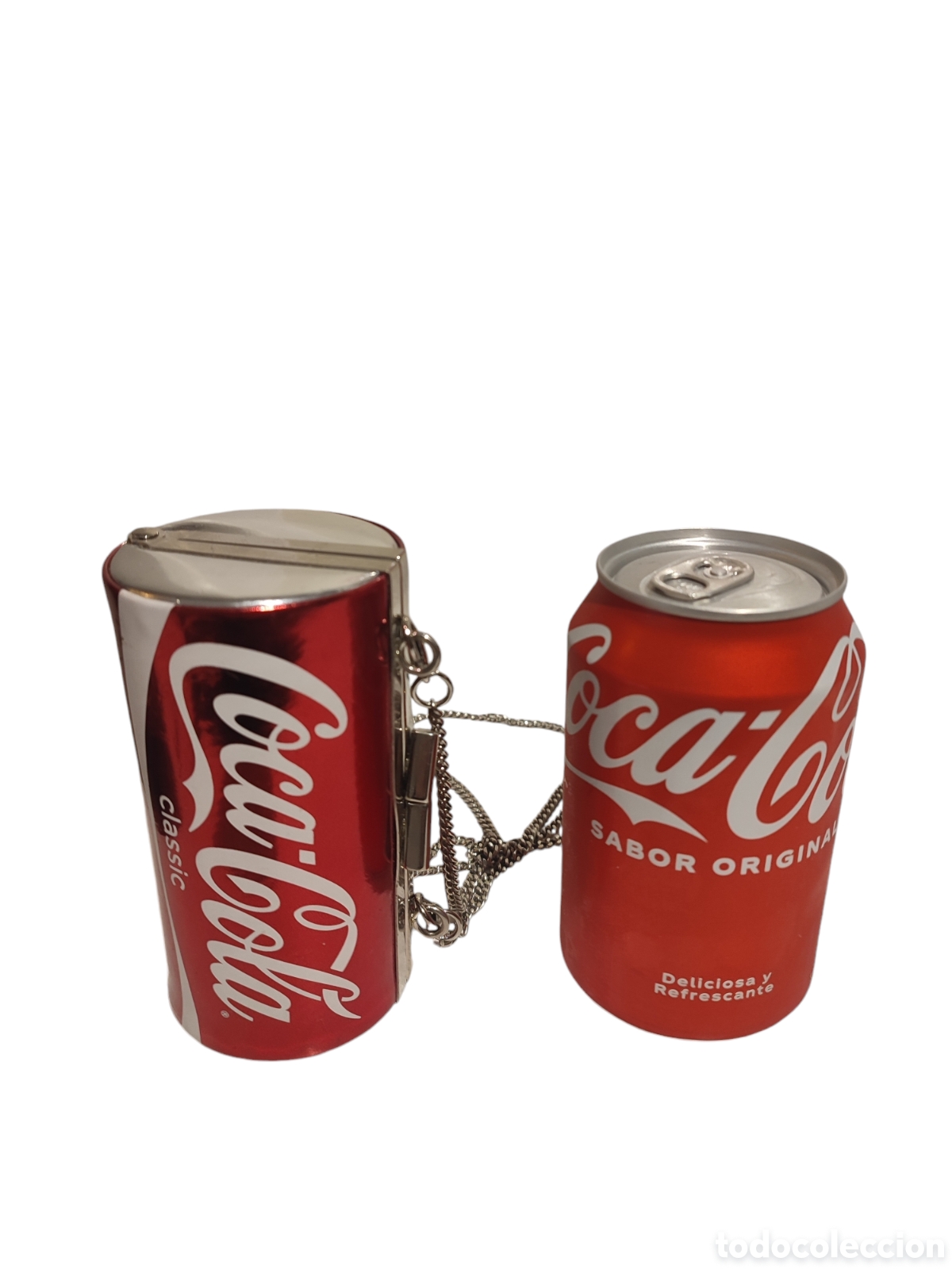 Coleccionismo: Bolso con forma de lata de Coca-Cola - Foto 5