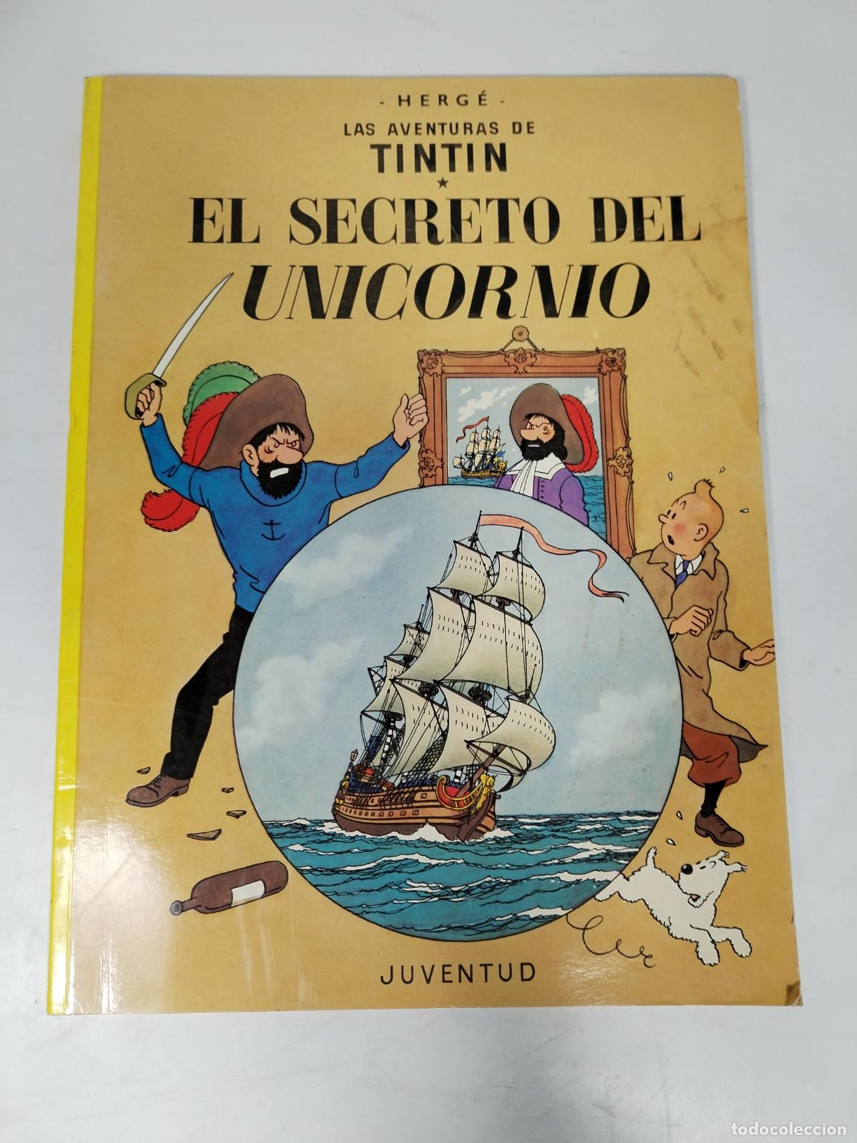 Coleccionismo: EL SECRETO DEL UNICORNIO LAS AVENTURAS DE TINT&Iacute;N HERG&Eacute; JUVENTUD - c109