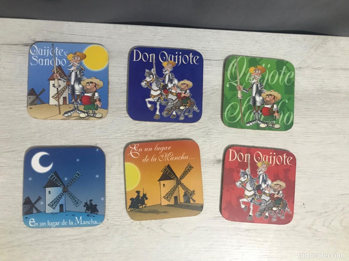 Coleccionismo: Lote de 23 posavasos Don quijote
