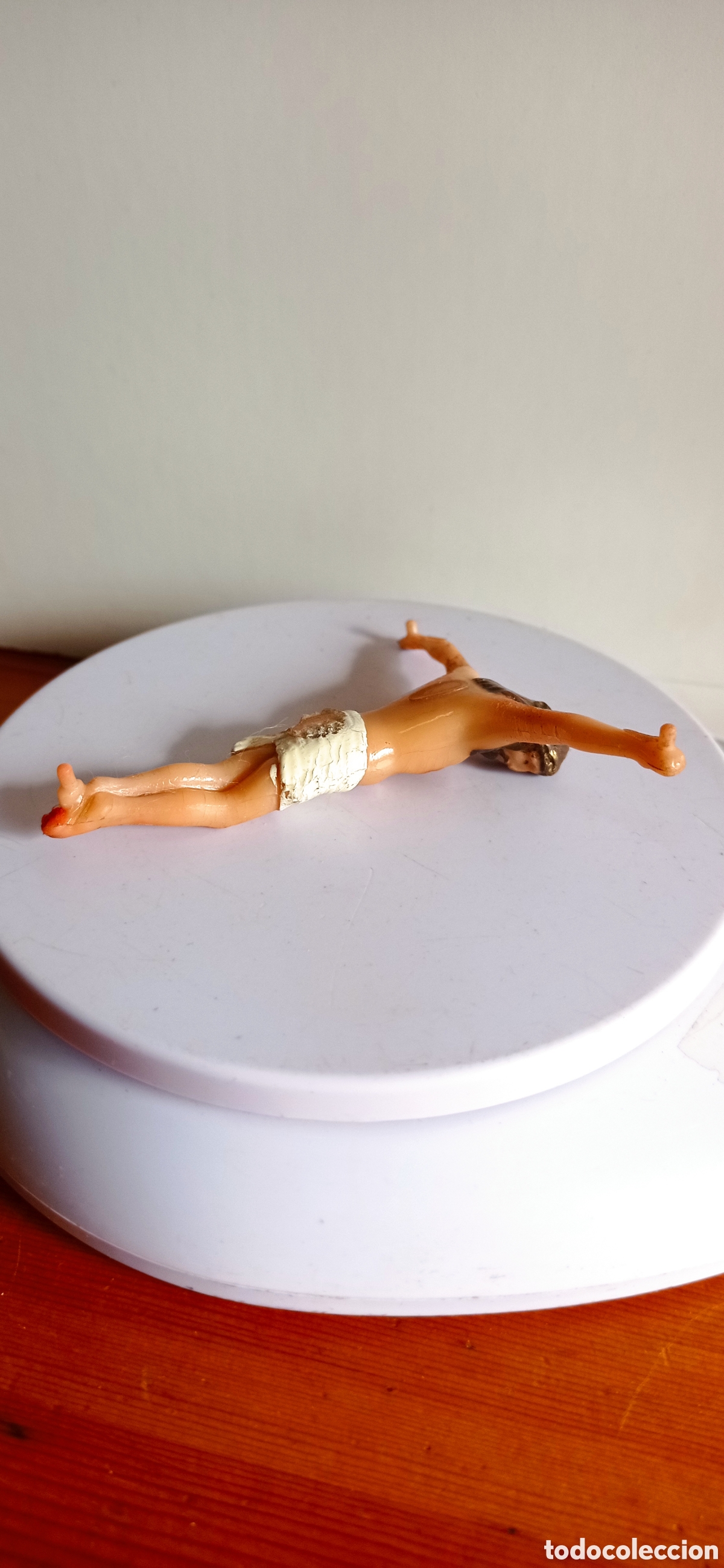 Coleccionismo: PEQUE&Ntilde;O CRISTO / DE PLASTICO DURO - Foto 3