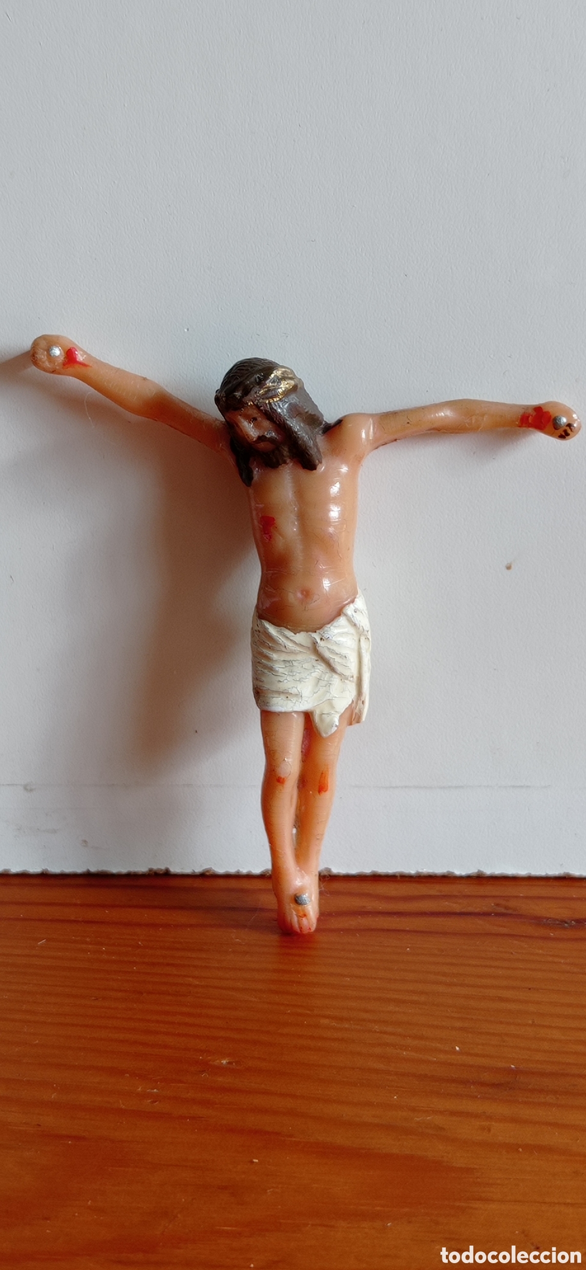 Coleccionismo: PEQUE&Ntilde;O CRISTO / DE PLASTICO DURO - Foto 1