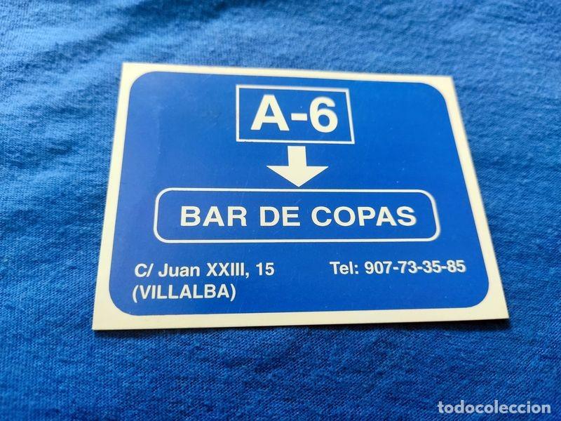 Coleccionismo: FLYER PASE PUERTA DISCOTECA PUB A-6 A6 C/ JUAN XXIII 16 VILLALBA MADRID A&Ntilde;OS 90