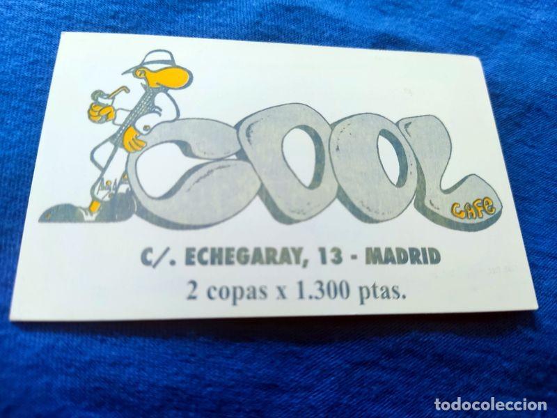 Coleccionismo: FLYER PASE PUERTA DISCOTECA PUB COOL C/ ECHEGARAY 13 MADRID A&Ntilde;OS 90