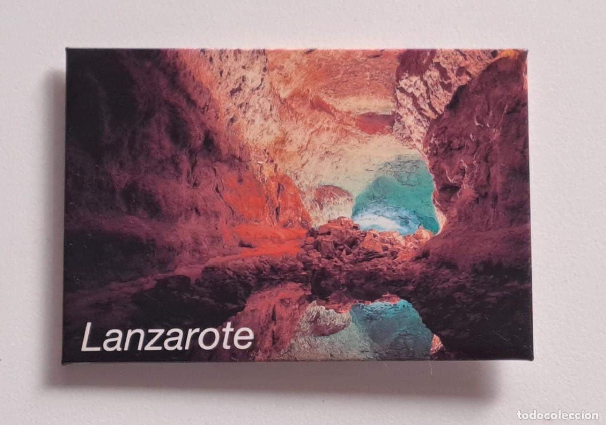 Coleccionismo: IMAN NEVERA RECUERDO DE LANZAROTE - Foto 1