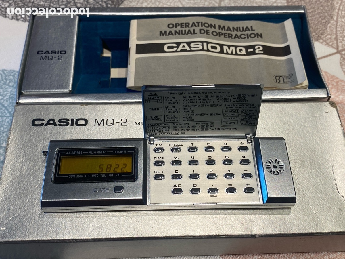 Coleccionismo: Calculadora micro computer Casio MQ-2 FUNCIONA - Foto 1