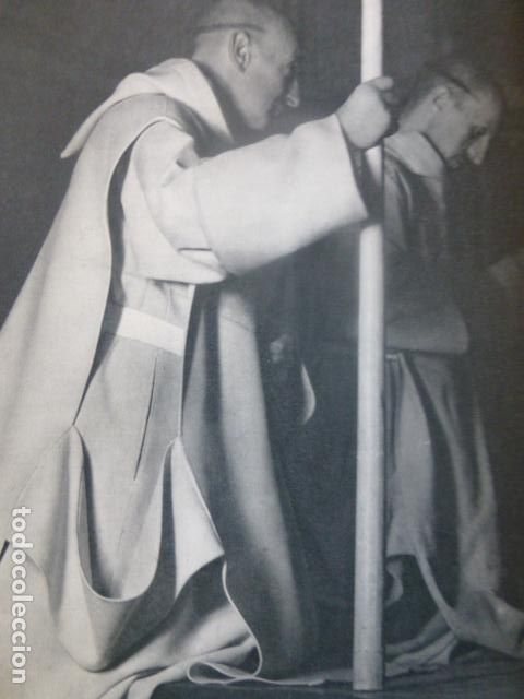 Collecting paper: BURGOS LA CARTUJA ANTIGUA LAMINA IMPRESA AL HUECOGRABADO A&Ntilde;OS 50