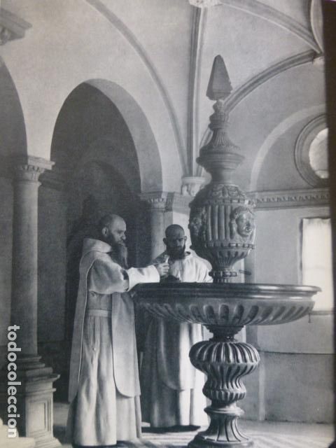Collecting paper: ZARAGOZA LA CARTUJA DEL AULA DEI ANTIGUA LAMINA IMPRESA AL HUECOGRABADO A&Ntilde;OS 50