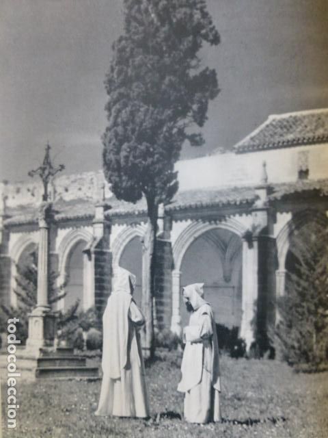 Coleccionismo: JEREZ DE LA FRONTERA CADIZ LA CARTUJA ANTIGUA LAMINA IMPRESA AL HUECOGRABADO A&Ntilde;OS 50