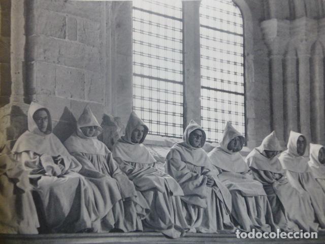 Collecting paper: MONASTERIO DE POBLET TARRAGONA ANTIGUA LAMINA IMPRESA AL HUECOGRABADO A&Ntilde;OS 50