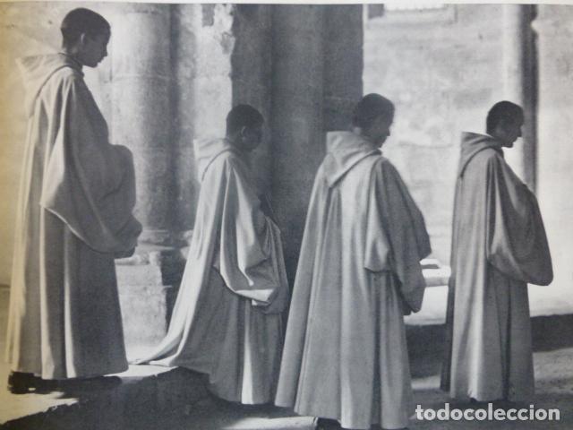 Collecting paper: MONASTERIO DE POBLET TARRAGONA ANTIGUA LAMINA IMPRESA AL HUECOGRABADO A&Ntilde;OS 50