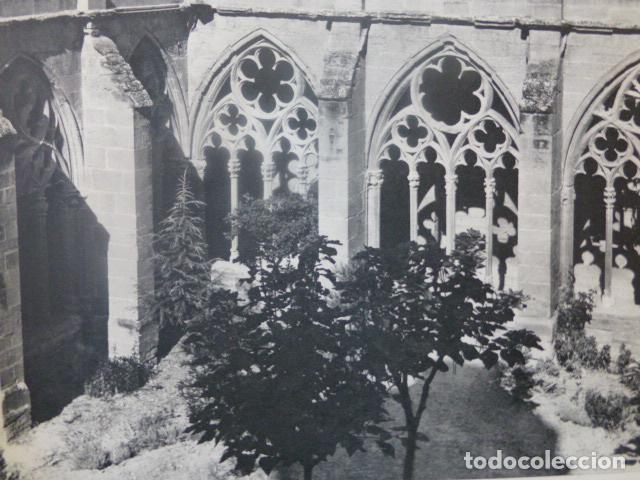 Collecting paper: MONASTERIO DE LA OLIVA NAVARRA ANTIGUA LAMINA IMPRESA AL HUECOGRABADO A&Ntilde;OS 50