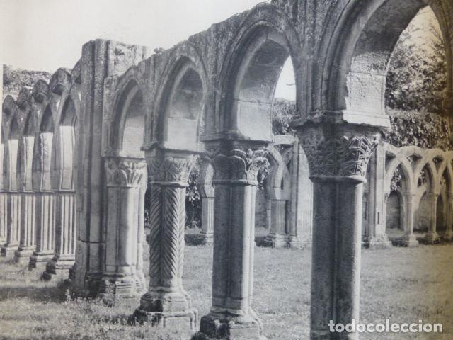Coleccionismo: SAN JUAN DE DUERO SORIA ANTIGUA LAMINA IMPRESA AL HUECOGRABADO A&Ntilde;OS 50