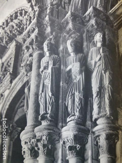 Coleccionismo: ORENSE CATEDRAL ANTIGUA LAMINA IMPRESA AL HUECOGRABADO A&Ntilde;OS 50