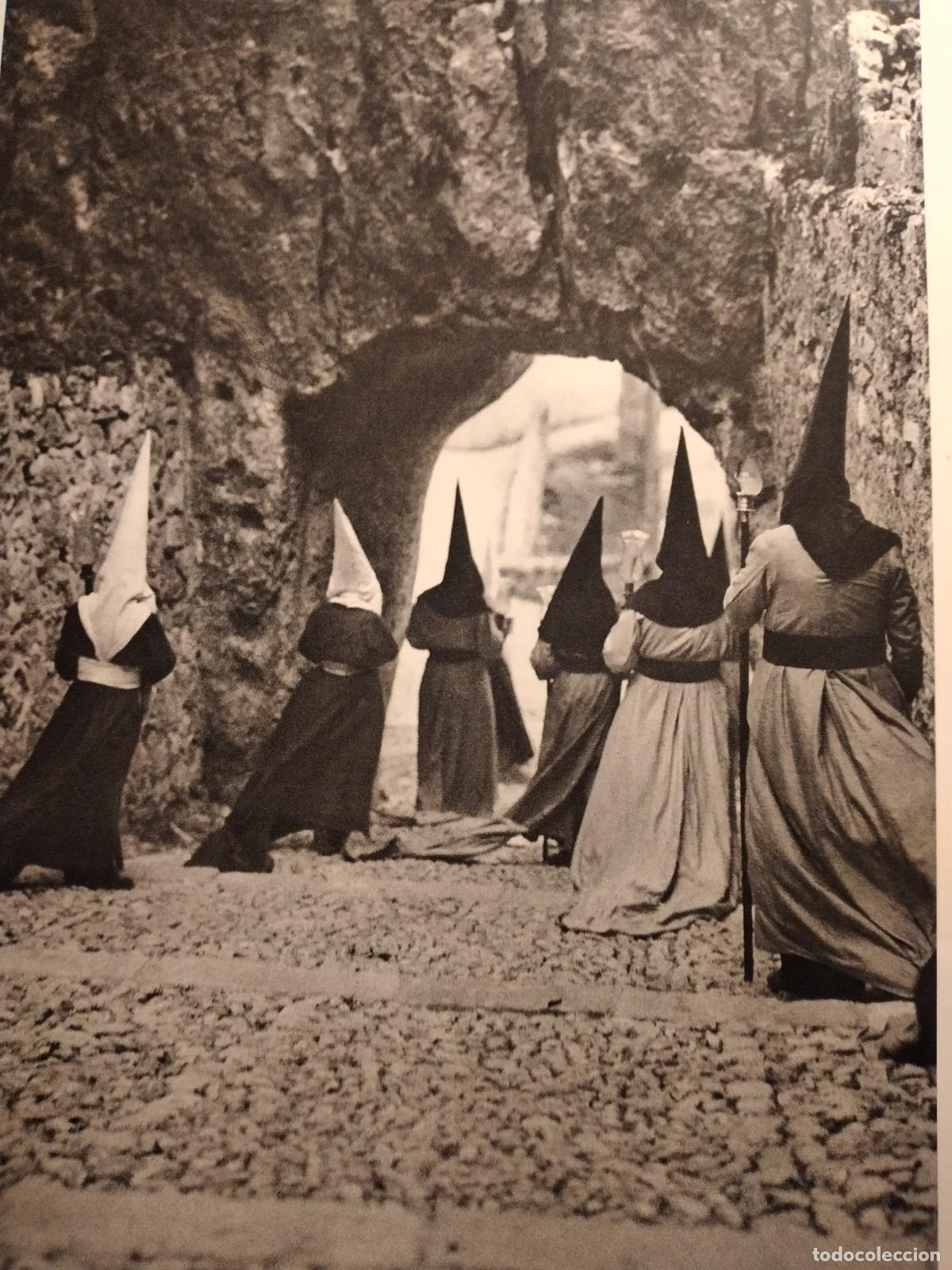 Coleccionismo: CUENCA SEMANA SANTA ANTIGUA LAMINA IMPRESA AL HUECOGRABADO A&Ntilde;OS 50