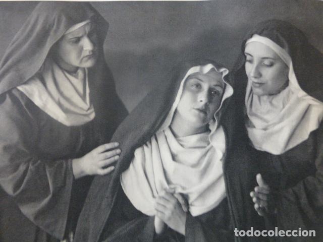 Coleccionismo: ESPARRAGUERA BARCELONA SEMANA SANTA ANTIGUA LAMINA IMPRESA AL HUECOGRABADO A&Ntilde;OS 50