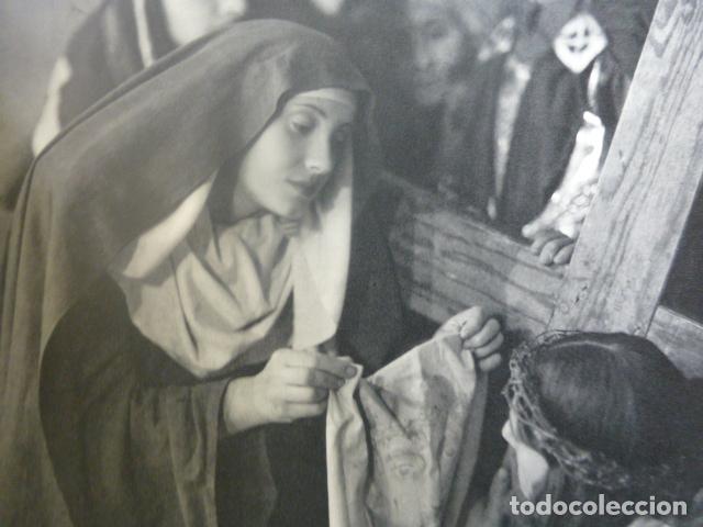 Coleccionismo: ESPARRAGUERA BARCELONA SEMANA SANTA ANTIGUA LAMINA IMPRESA AL HUECOGRABADO A&Ntilde;OS 50