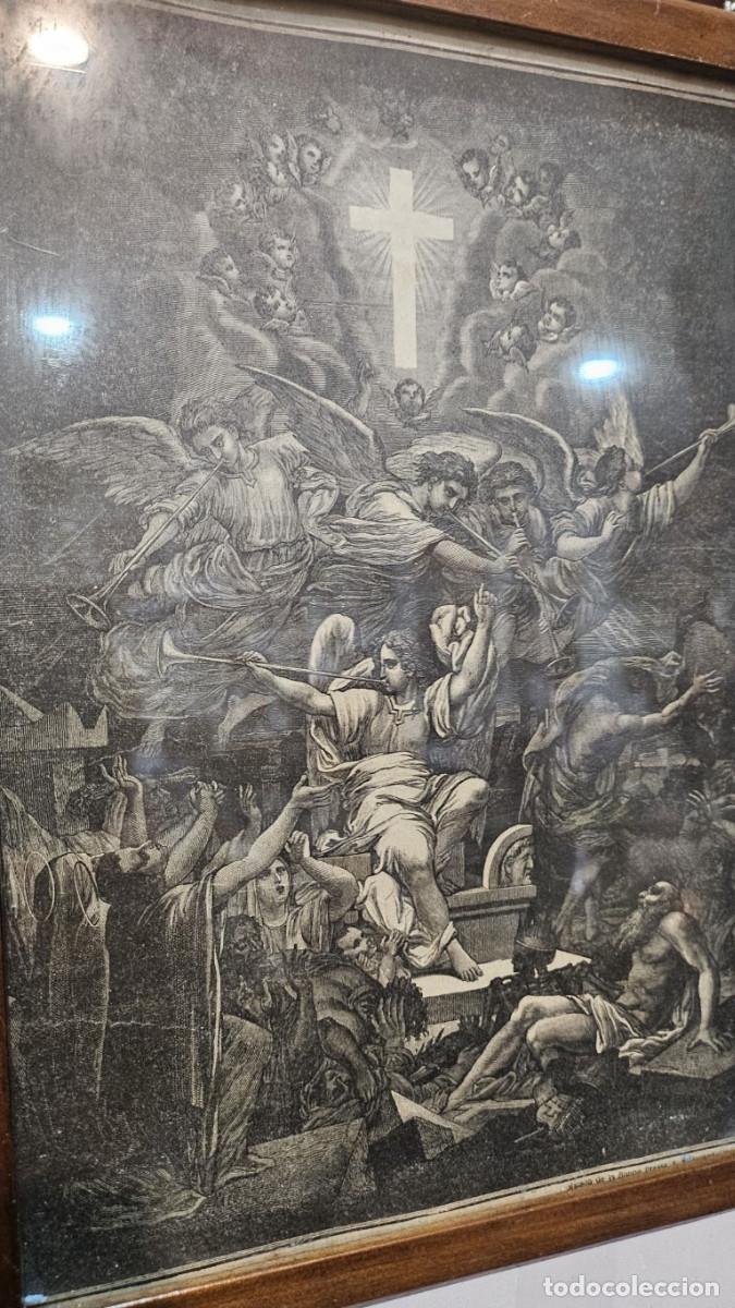 Coleccionismo: cuadro con lamina religiosa - Foto 2